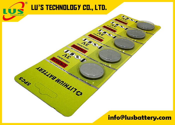 3V Lithium Coin Cell Batteries CR2025 Remote Batteries 5-pack IEC-CR2025 lithium battery