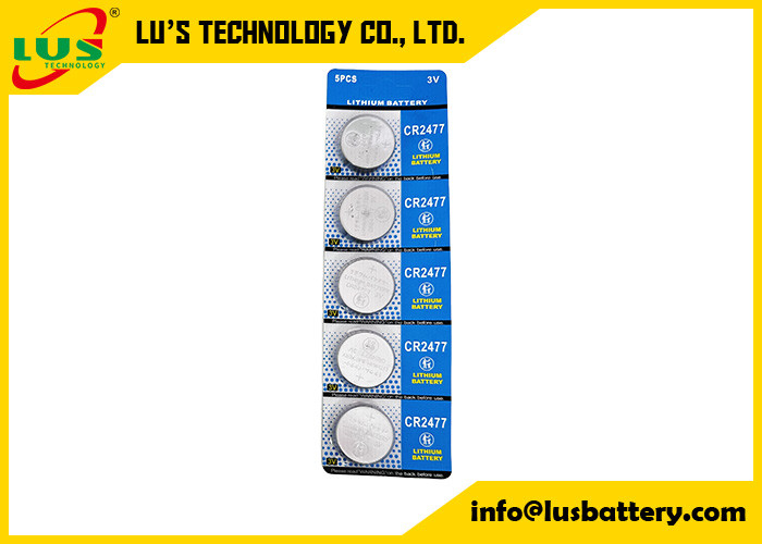 CR2477 3V Lithium Cell Battery replacement for CR2477-T5 Battery 3.0V Lithium PLC batteries 1100mah