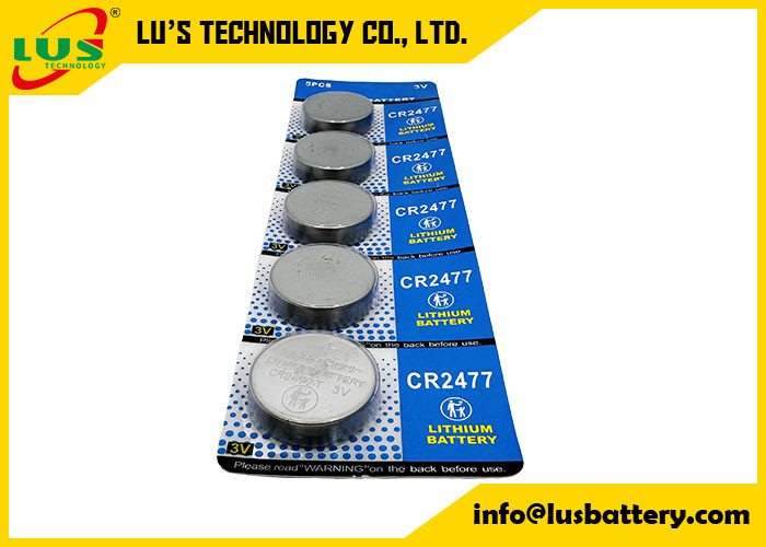 CR2477 3V Lithium Cell Battery replacement for CR2477-T5 Battery 3.0V Lithium PLC batteries 1100mah