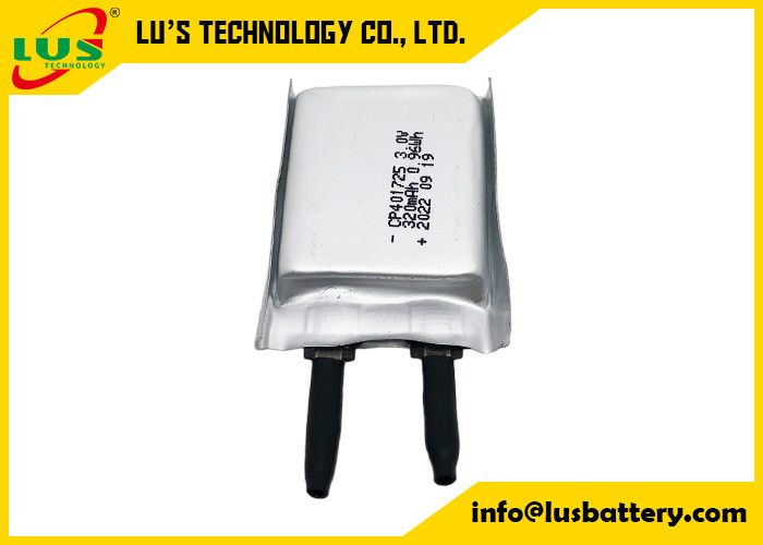CP401725 Disposable Li-MnO2 Pouch Battery 3.0V Ultra-Thin LiMno2 Soft Battery pass CB