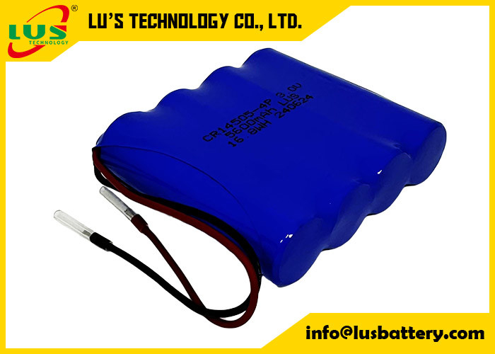 AA battery pack CR14505-4P Primary Lithium Battery CR14505 3.0 volt 5600mah Customizations