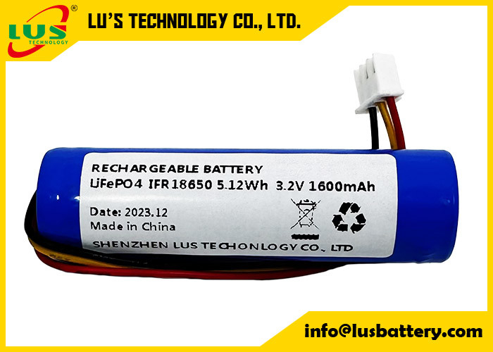 18650 Battery 1500mAh 3.2V Rechargeable Lifepo4 Battery Pack OEM IFR18650 1.5ah lithium battery