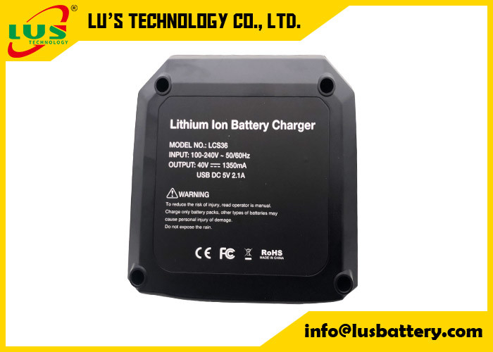 BD40V charger LCS36 40v Max Fast Charger 1.35A Li-Ion Battery Charger 36V 40V Fast Charger