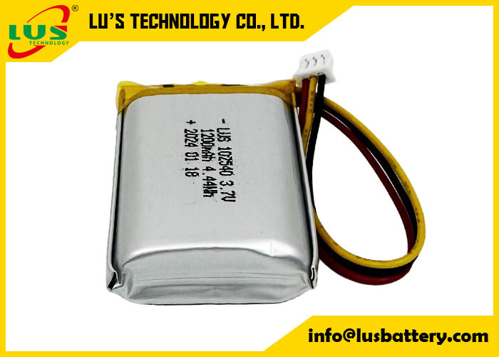 rechargeable lithium polymer battery LP102540 3.7V 1200mAh 4.44Wh 3.7 V Lipo Battery OEM