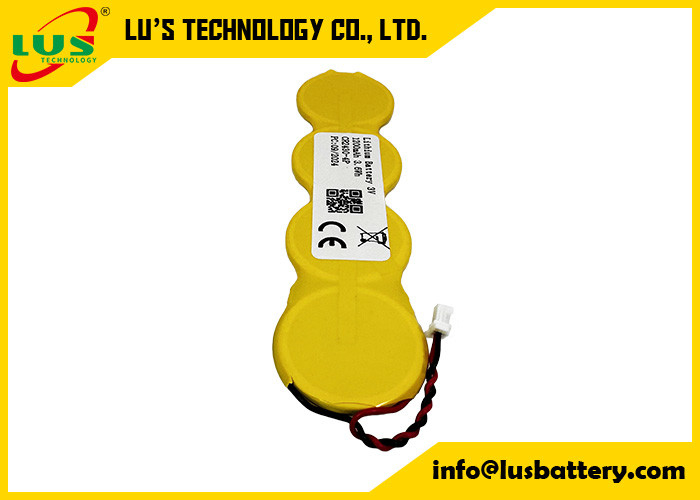 small size lithium battery 1200mah 3.0 volt Lithium button cell battery CR2430 1S4P battery pack