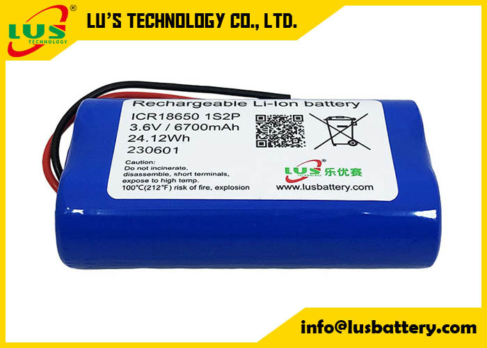 Rechargeable 18650 32700 Battery 3.6V 1s1p 6000mAh Cylindrical Li-ion Battery Pack OEM