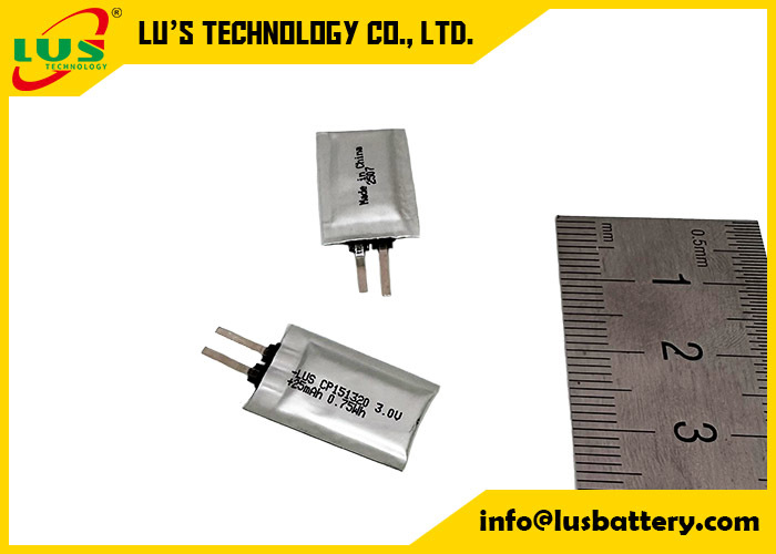 Ultra Thin Cell battery 3.0V 25mAh Cp151320 Primary Lithium Battery CP151220 limno2 battery