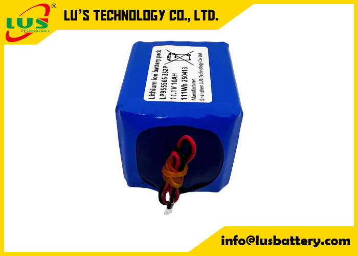 LP955565 Rechargeable Battery pack 11.1V 10AH Li-Po battery 3S2P 955565 polymer battery