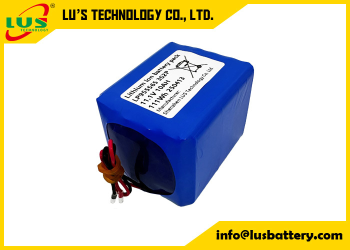 LP955565 Rechargeable Battery pack 11.1V 10AH Li-Po battery 3S2P 955565 polymer battery