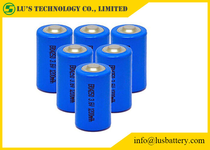 Cylinder Shape Lithium Thionyl Chloride Battery 3.6V Lithium Battery Blue Color