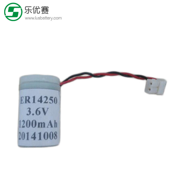Multi Function 1/2 AA ER14250M Disposable Lithium Battery 3.6V 0.75ah 750mah 3.6v Primary Cell