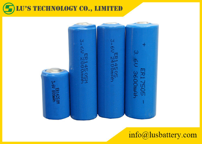 3.6V 1900mah ER17335 Lithium Thionyl Chloride Battery 2/3A 30C Storage