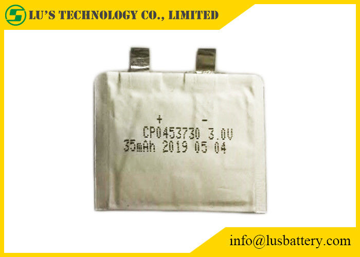 CP0453730 35mah 3V Ultra Thin Battery small lithium battery for Tags