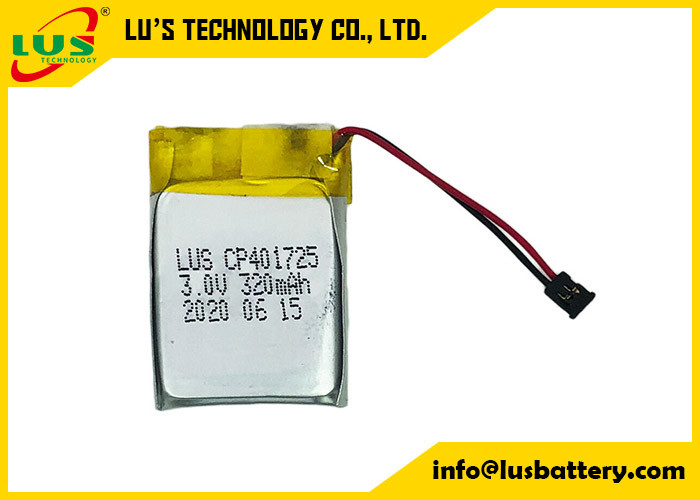 CP401725 Ultra Thin Primary Battery 3v 320mah Pouch Cell Battery For RTLS Products