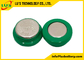 Rechargeable 1.2 V 40mah Nimh Button Cell 40H Solder Pins For Solar Lights