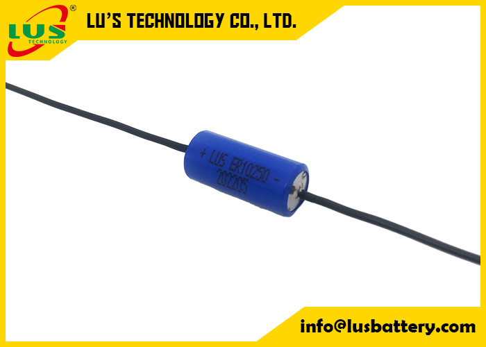 ER10250 Disposable Lithium Battery 3.6V Water Meter Battery With Axial ...