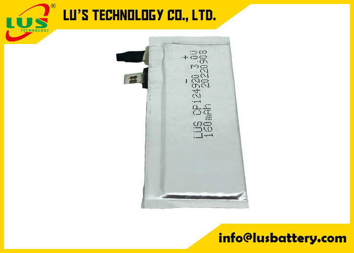 CP144920 150mah 3v Ultra Thin Soft Pack Li Mno2 Battery Lithium ...