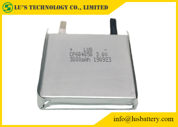 RFID Flexible Disposable Lithium Battery CP604050 3V 3000mah
